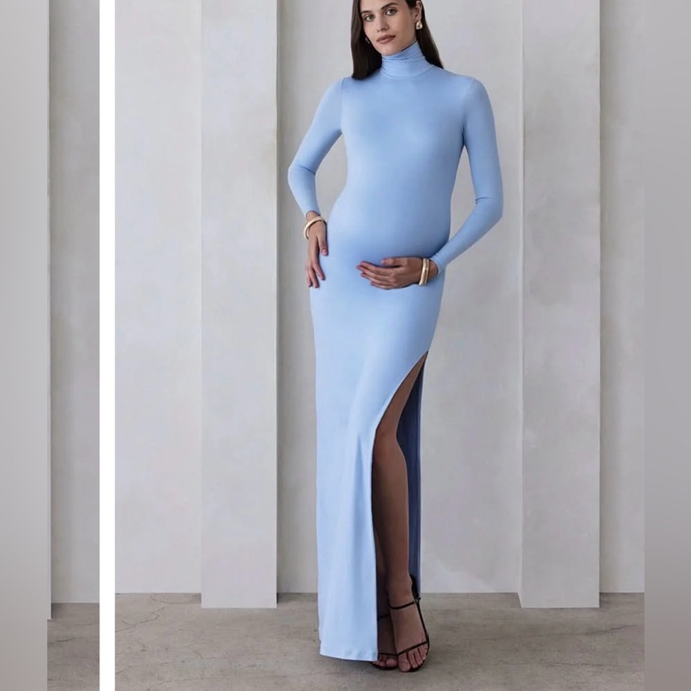 Bump suit maxi dress